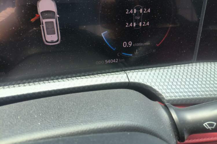 Used CHANGAN CS75 PLUS 2022 2nd Generation 1.5T Automatic Prestige Version Odometer Close Up