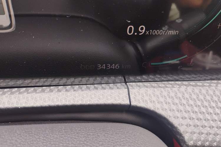 Used CHANGAN CS75 PLUS 2022 2nd Generation 1.5T Automatic Prestige Version Odometer Close Up