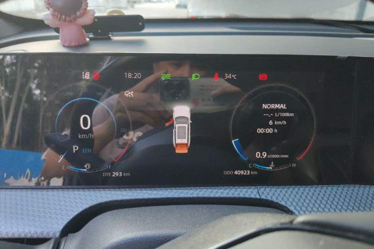 Used CHANGAN CS75 PLUS 2022 Second-Generation 2.0T Automatic Prestige Model Instrument Cluster