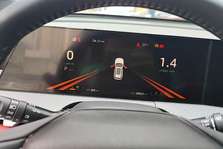 Used CHANGAN CS75 PLUS 2022 2nd Generation 1.5T Automatic Luxury Version Instrument Cluster