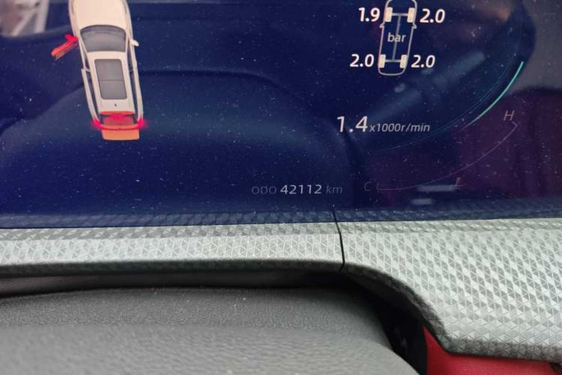 Used CHANGAN CS75 PLUS 2022 2nd Generation 1.5T Automatic Prestige Version Odometer Close Up