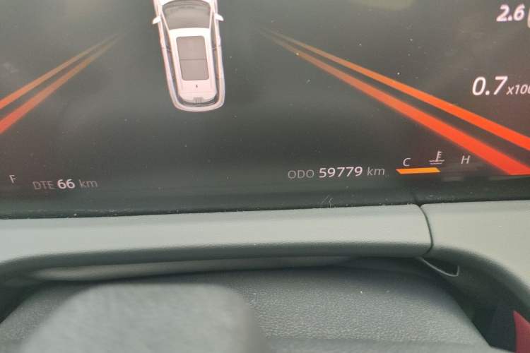 Used CHANGAN CS75 PLUS 2022 2nd Generation 2.0T Automatic Flagship Version Odometer Close Up