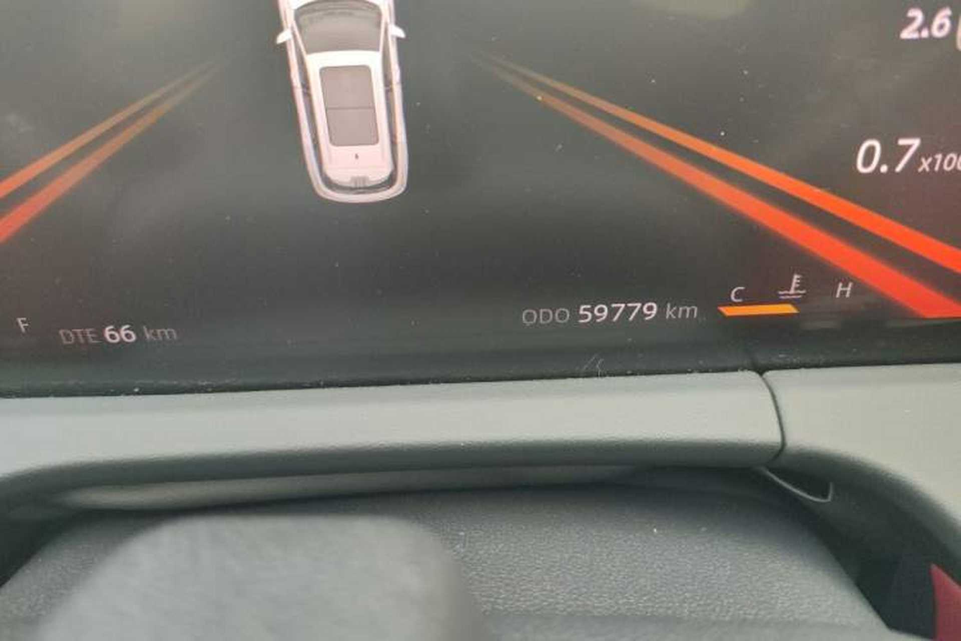 Used CHANGAN CS75 PLUS 2022 2nd Generation 2.0T Automatic Flagship Version Odometer Close Up