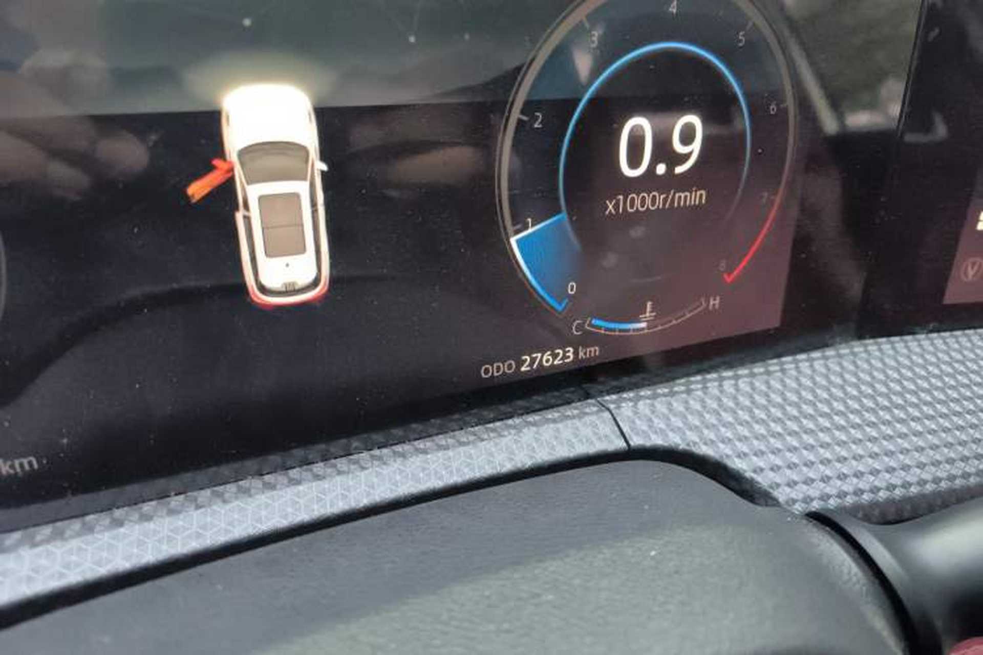 Used CHANGAN CS75 PLUS 2022 2nd Generation 1.5T Automatic Luxury Edition Odometer Close Up