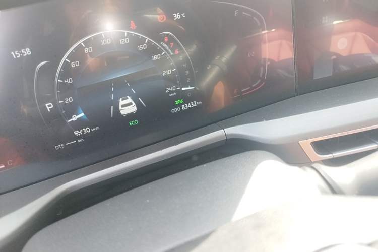 Used CHANGAN CS75 PLUS 2022 2.0T Automatic Pilot Version Odometer Close Up