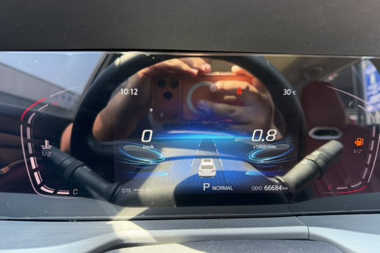 Used CHANGAN CS75 PLUS 2022 Classic Edition 1.5T Automatic Pioneer Model Odometer Close Up