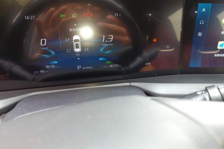 Used CHANGAN CS75 PLUS 2022 2.0T Automatic Pilot Version Odometer Close Up