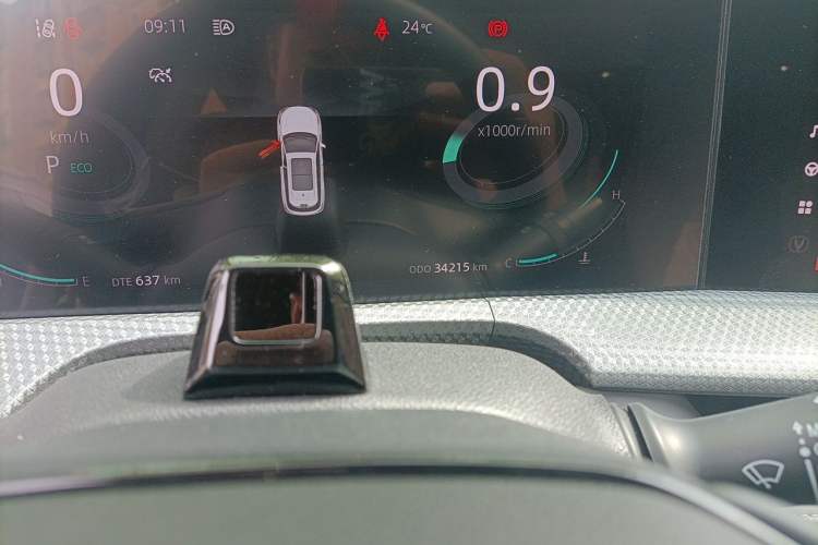 Used CHANGAN CS75 PLUS 2022 2nd Generation 1.5T Automatic Pilot Version Odometer Close Up