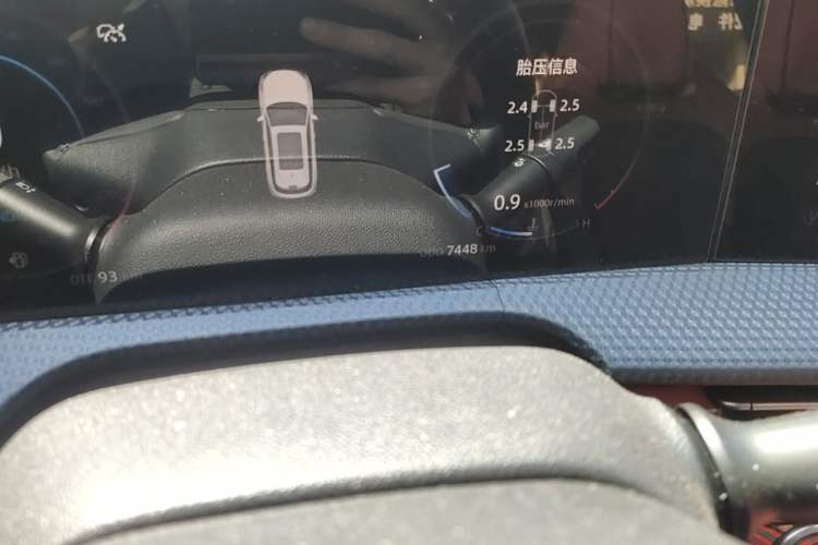 Used CHANGAN CS75 PLUS 2022 2nd Generation 1.5T Automatic Prestige Version Odometer Close Up