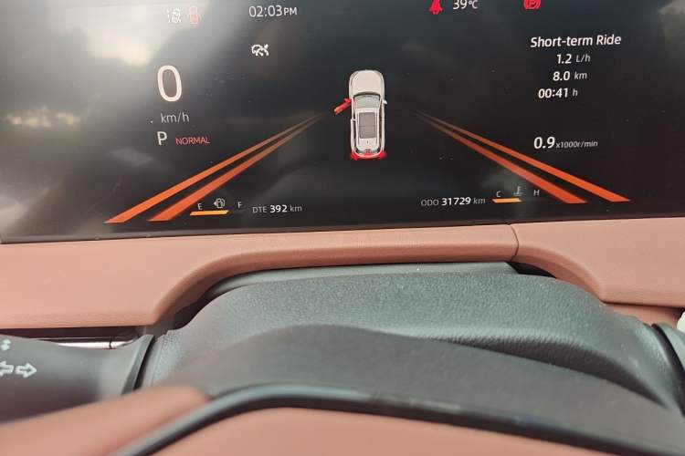 Used CHANGAN CS75 PLUS 2023 3rd Generation 1.5T Automatic Prestige Model Odometer Close Up
