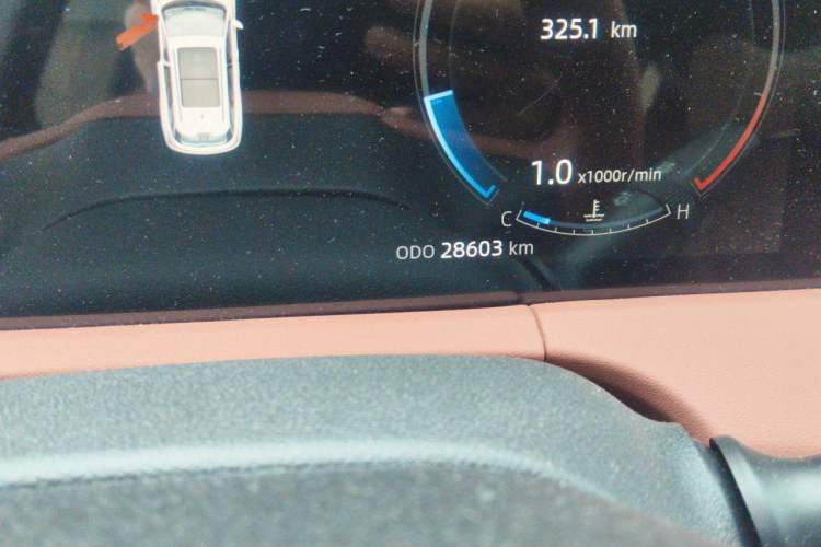 Used CHANGAN CS75 PLUS 2023 3rd Generation 2.0T Automatic Prestige Version Odometer Close Up