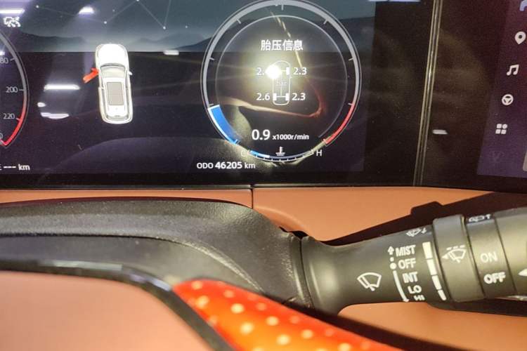 Used CHANGAN CS75 PLUS 2023 3rd Generation 1.5T Automatic Prestige Model Odometer Close Up