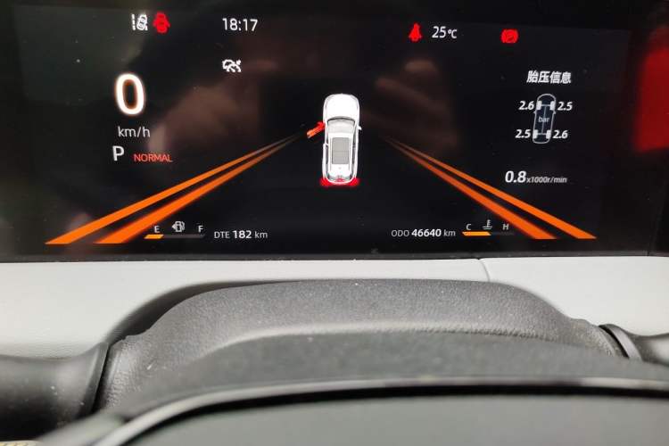 Used CHANGAN CS75 PLUS 2023 3rd Generation 2.0T Automatic Prestige Version Odometer Close Up