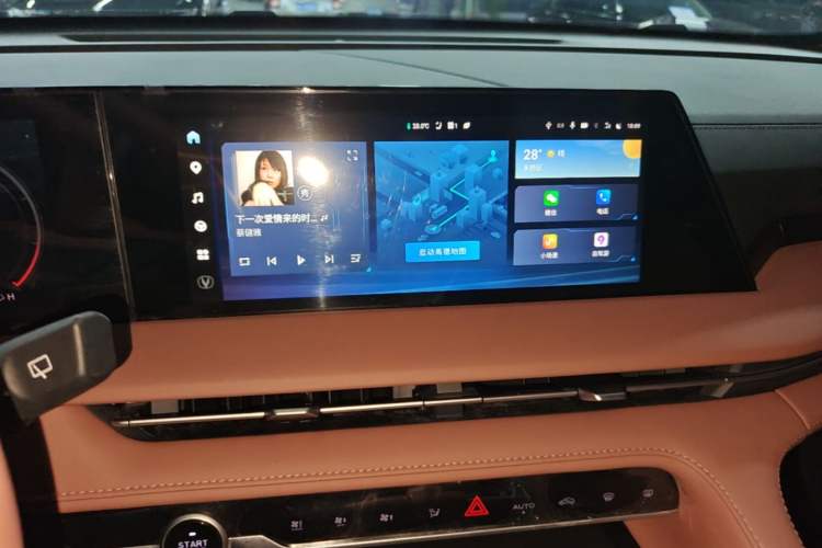 Used CHANGAN CS75 PLUS 2023 3rd Generation 1.5T Automatic Prestige Model Audio And AC Panel