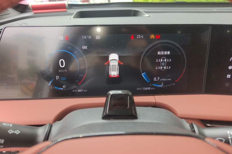 Used CHANGAN CS75 PLUS 2023 3rd Generation 1.5T Automatic Pilot Model Instrument Cluster