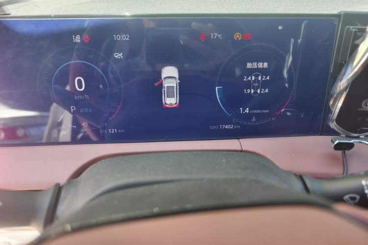 Used CHANGAN CS75 PLUS 2023 3rd Generation 1.5T Automatic Prestige Model Odometer Close Up