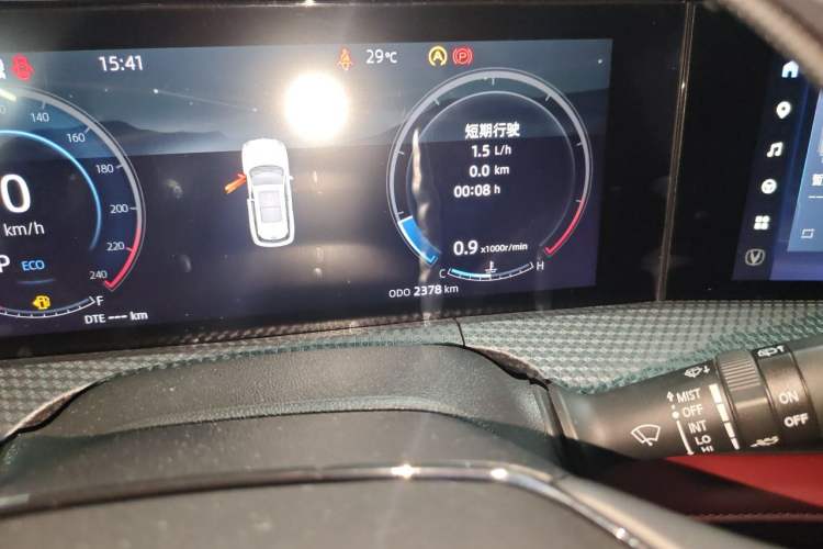 Used CHANGAN CS75 PLUS 2023 2nd Generation 1.5T Automatic Elite Version Odometer Close Up