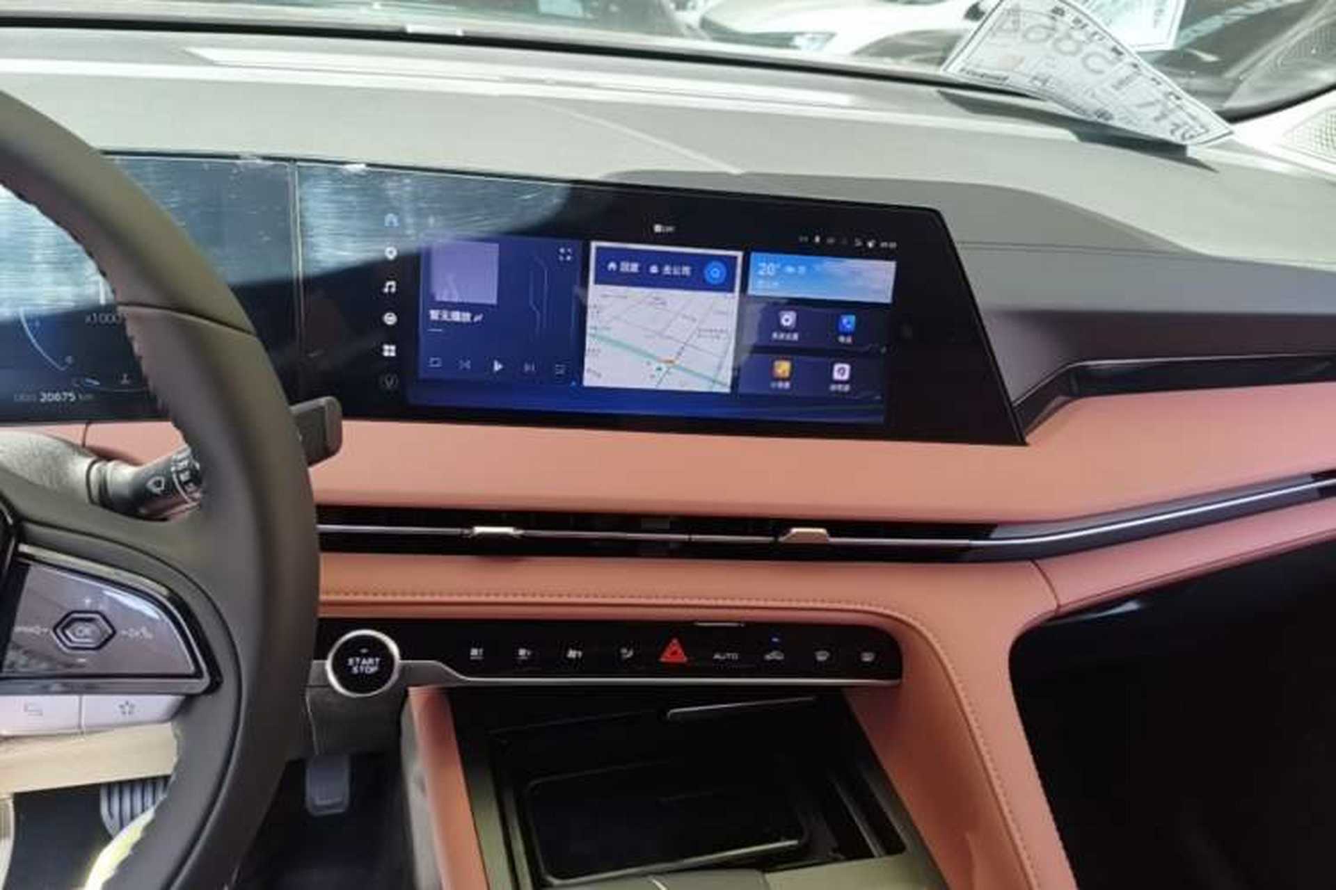 Used CHANGAN CS75 PLUS 2024 3rd Generation Champion Edition 1.5T Intelligent Drive Dynamic Model Audio And AC Panel