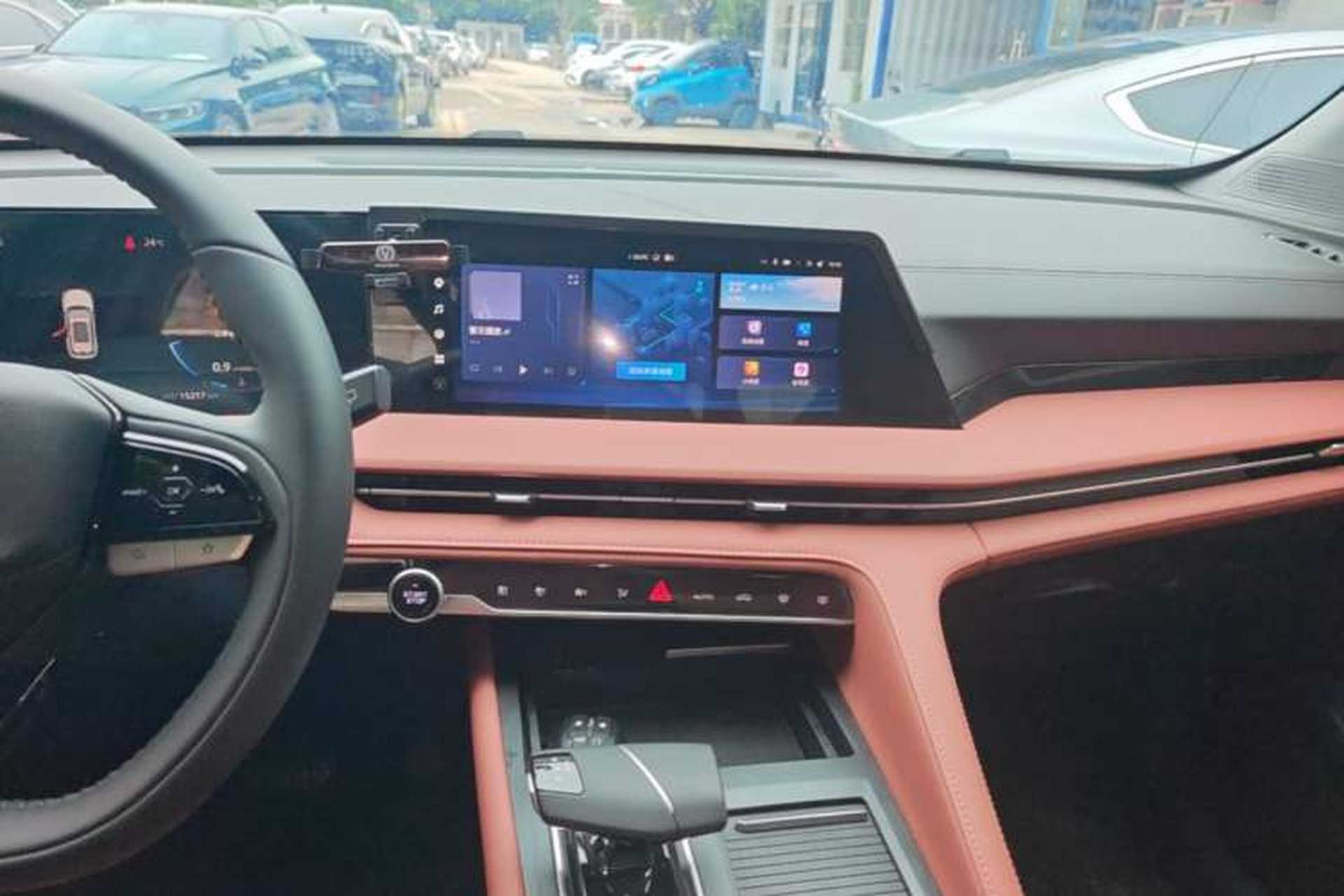 Used CHANGAN CS75 PLUS 2024 3rd Generation Champion Edition 1.5T Intelligent Drive Dynamic Model Audio And AC Panel