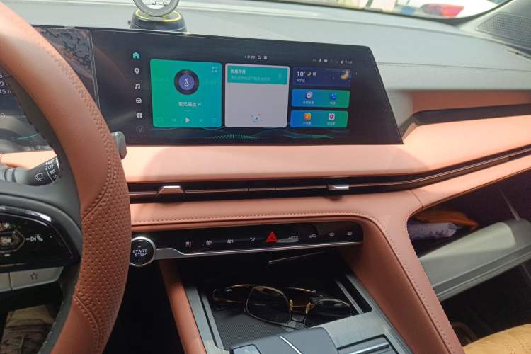 Used CHANGAN CS75 PLUS 2024 3rd Generation Champion Edition 1.5T Intelligent Drive Dynamic Model Audio And AC Panel