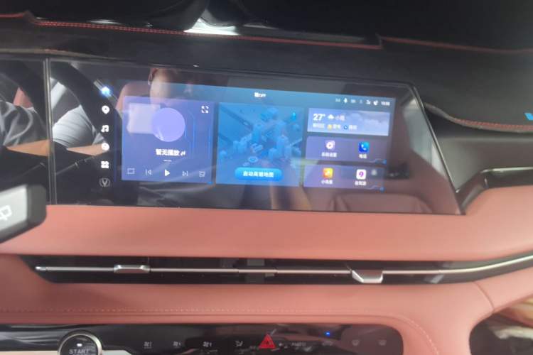 Used CHANGAN CS75 PLUS 2024 3rd Generation Champion Edition 1.5T Intelligent Drive Dynamic Model Audio And AC Panel