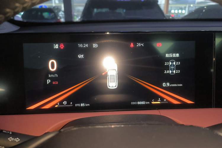 Used CHANGAN CS75 PLUS 2024 3rd Generation Champion Edition 1.5T Intelligent Drive Dynamic Model Instrument Cluster