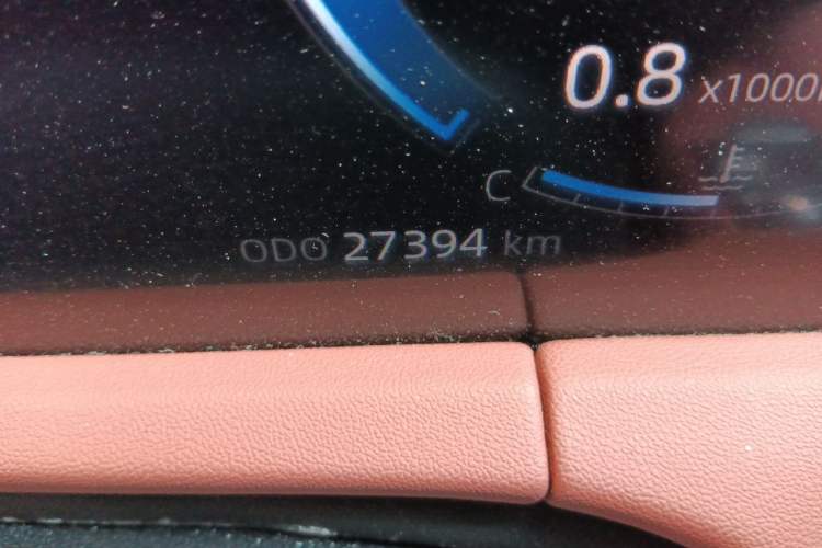 Used CHANGAN CS75 PLUS 2024 3rd Generation Champion Edition 1.5T Intelligent Drive Dynamic Model Odometer Close Up