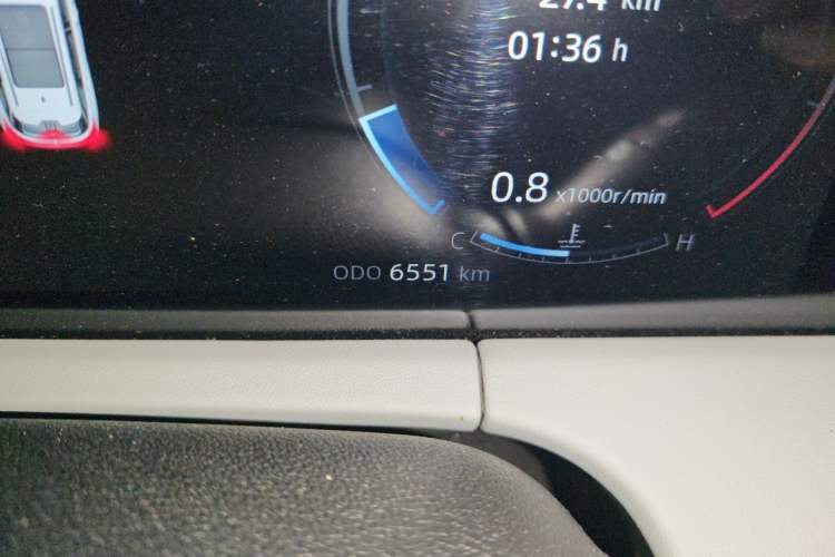Used CHANGAN CS75 PLUS 2024 3rd Generation Champion Edition 1.5T Intelligent Drive Dynamic Model Odometer Close Up