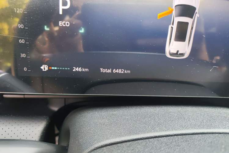 Used CHANGAN CS75 PLUS 2025 4th Generation 1.5T New Blue Whale Smart Luxury Edition Odometer Close Up