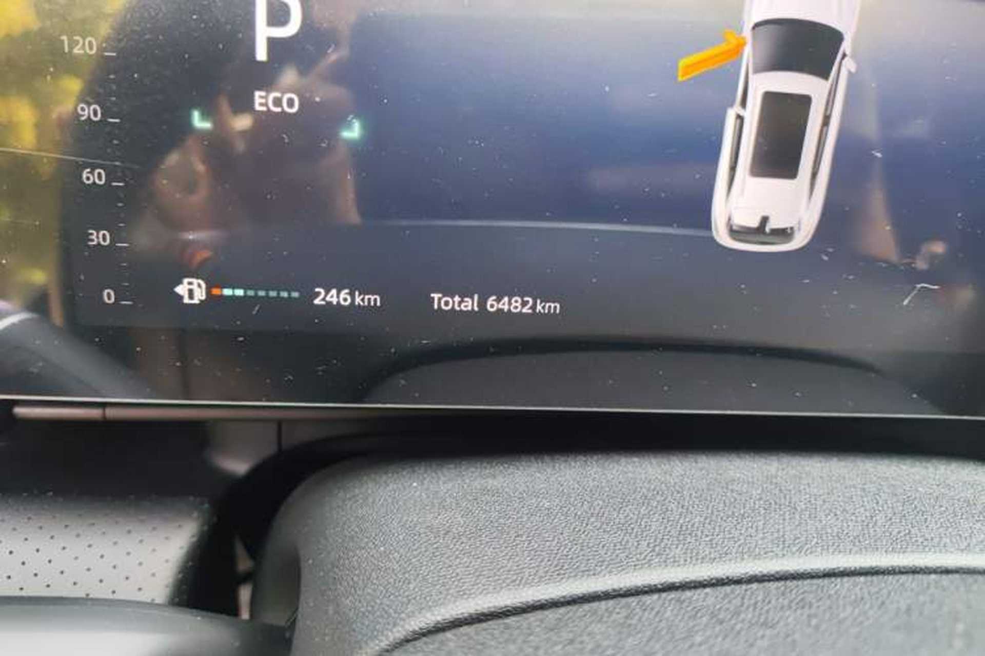 Used CHANGAN CS75 PLUS 2025 4th Generation 1.5T New Blue Whale Smart Luxury Edition Odometer Close Up