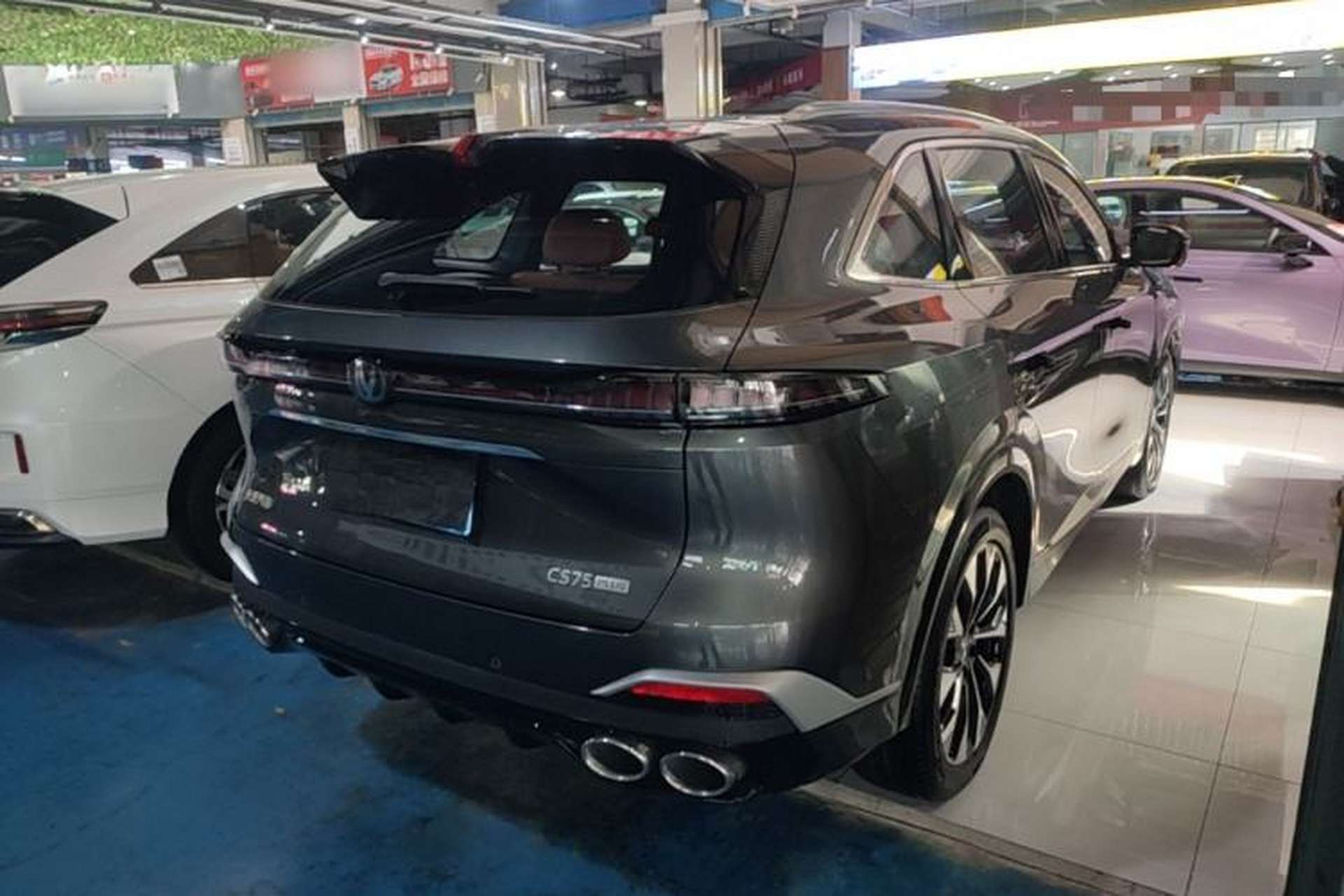 Used CHANGAN CS75 PLUS 2025 4th Generation UItra 2.0T New Blue Whale – Smart & Powerful Version Rear Right 45 Deg