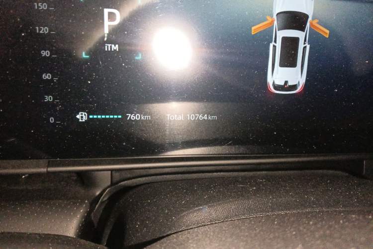 Used CHANGAN CS75 PLUS 2025 4th Generation UItra 2.0T New Blue Whale Engine – Wind Style Odometer Close Up