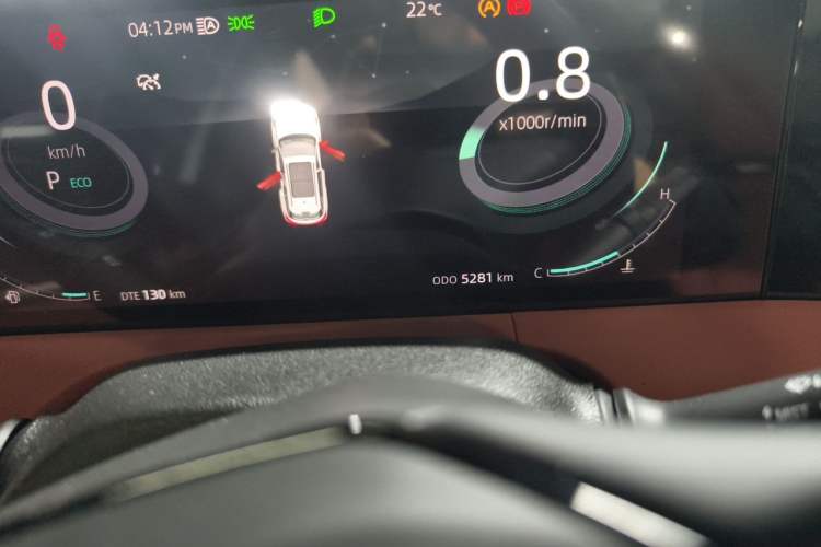 Used CHANGAN CS75 PLUS 2025 Model, 3rd Generation Champion Edition 1.5T Jinghang Version Odometer Close Up