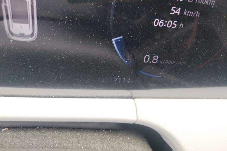 Used CHANGAN CS75 PLUS 2025 Model, 3rd Generation Champion Edition 1.5T Jinghang Version Odometer Close Up