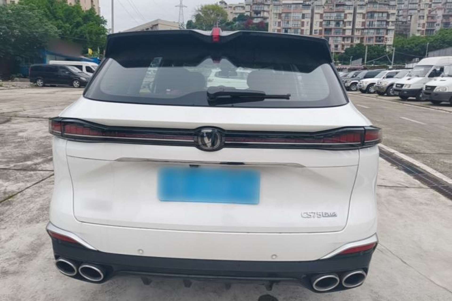 Used CHANGAN CS75 PLUS 2025 4th Generation UItra 2.0T New Blue Whale – Smart & Powerful Version Rear