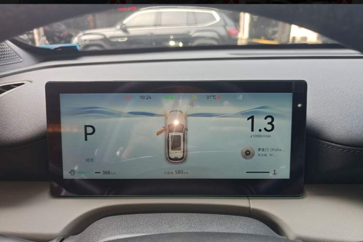 Used CHANGAN CS75 PLUS 2026 Model, Smart Champion Edition 1.5T New Blue Whale Smart Navigation Version Odometer Close Up