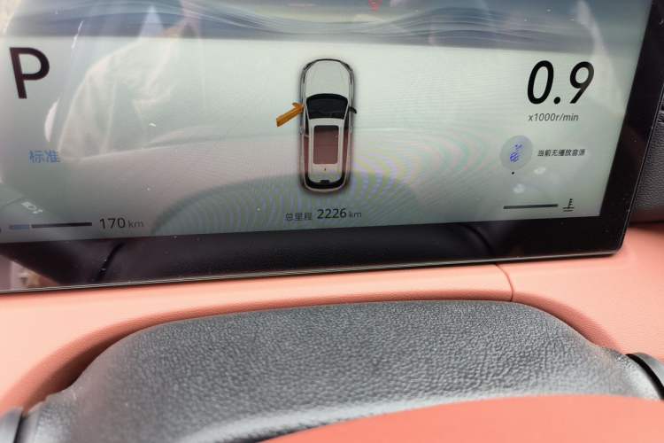 Used CHANGAN CS75 PLUS 2026 Model, Smart Champion Edition 1.5T New Blue Whale Smart Navigation Version Odometer Close Up