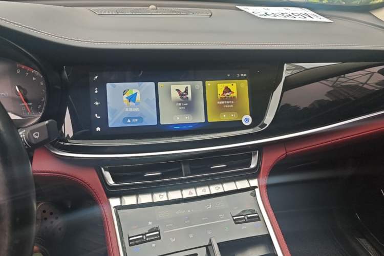 Used CHANGAN CS85 COUPE 2019 2.0T Automatic Luxury Edition China VI Standard Audio And AC Panel