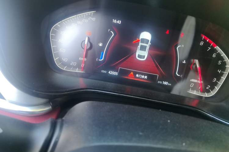 Used CHANGAN CS85 COUPE 2019 1.5T DCT Dynamic Version China VI Standard Odometer Close Up
