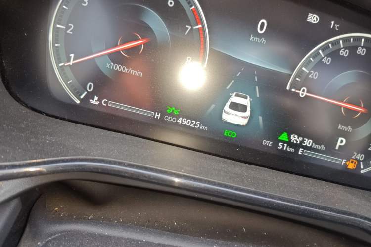 Used CHANGAN CS85 COUPE 2019 2.0T Automatic Smart Version China VI Standard Odometer Close Up