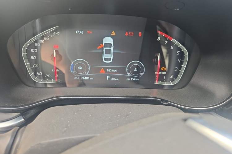 Used CHANGAN CS85 COUPE 2019 1.5T DCT Version China VI Standard Odometer Close Up