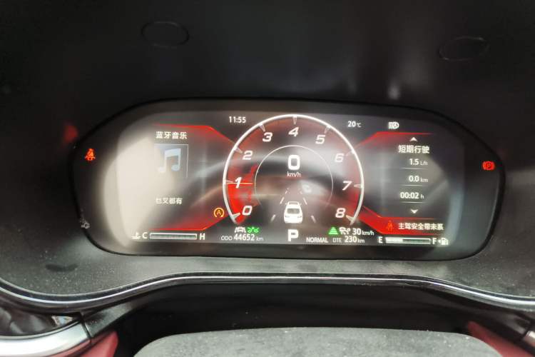 Used CHANGAN CS85 COUPE 2019 2.0T Automatic Smart Version China VI Standard Instrument Cluster