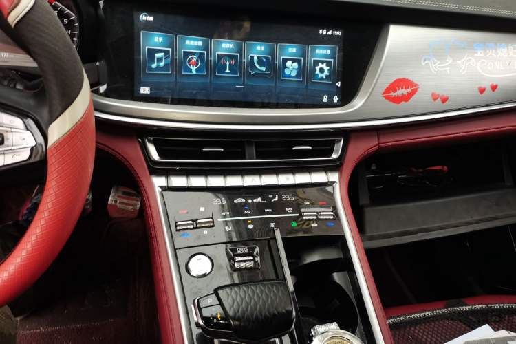Used CHANGAN CS85 COUPE 2019 1.5T DCT Dynamic Version China VI Standard Audio And AC Panel
