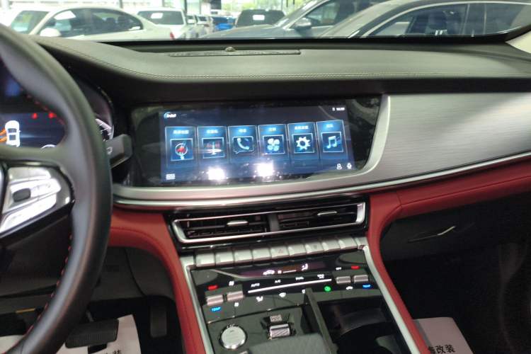 Used CHANGAN CS85 COUPE 2019 1.5T DCT Dynamic Version China VI Standard Audio And AC Panel