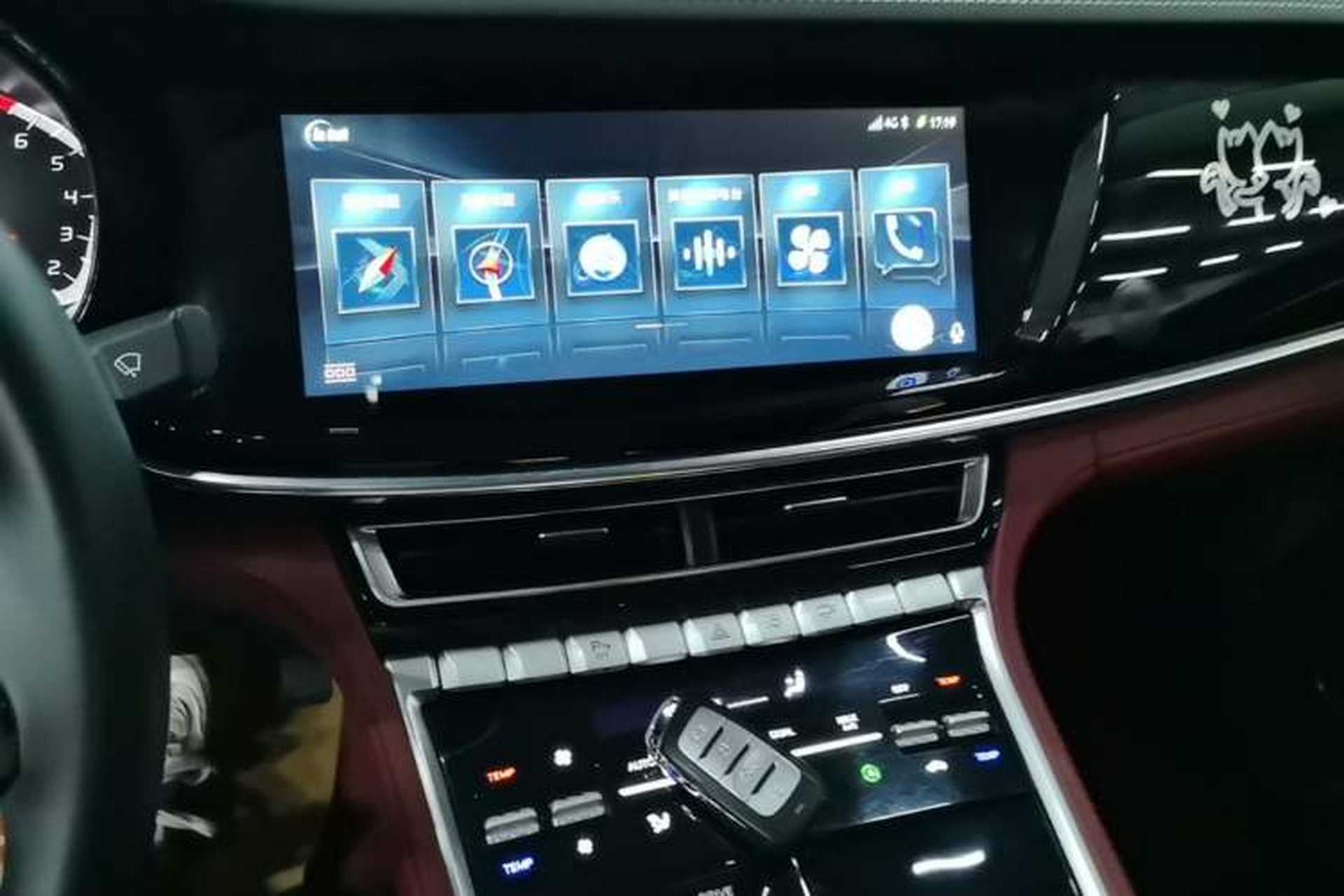 Used CHANGAN CS85 COUPE 2019 1.5T DCT Luxury Version China VI Standard Audio And AC Panel