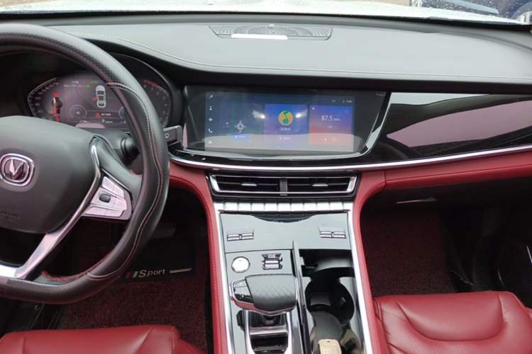 Used CHANGAN CS85 COUPE 2019 1.5T DCT Luxury Version China VI Standard Audio And AC Panel