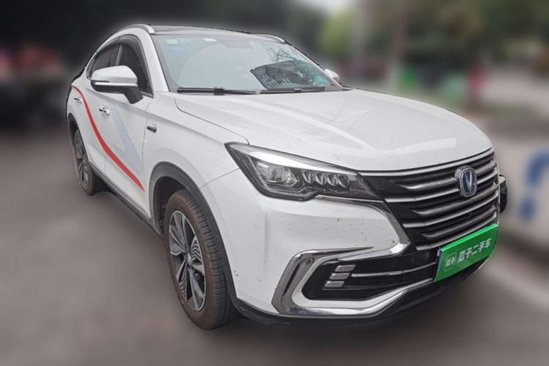 Used CHANGAN CS85 COUPE 2019 2.0T Automatic Luxury Edition China V Standard Front Right 45 Deg