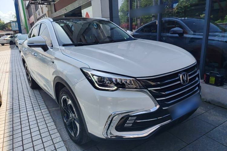 Used CHANGAN CS85 COUPE 2019 2.0T Automatic Luxury Edition China V Standard Front Right 45 Deg