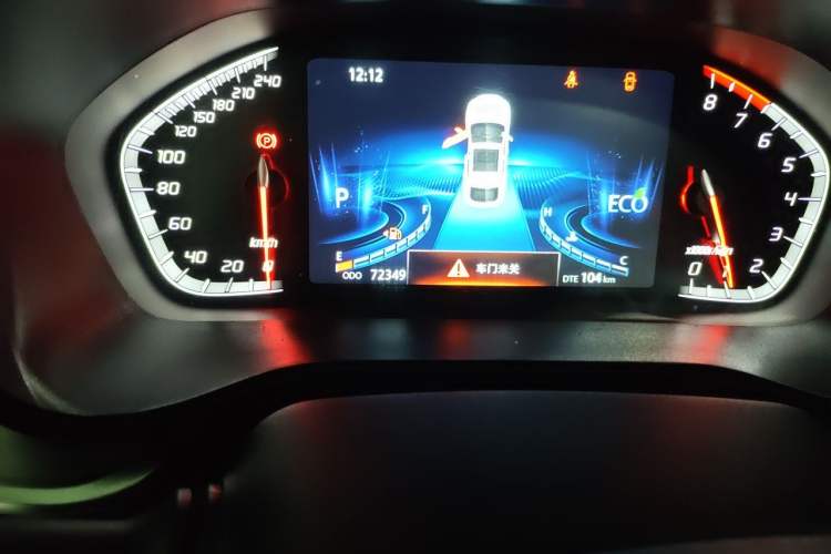 Used CHANGAN CS85 COUPE 2019 1.5T DCT Version China VI Standard Odometer Close Up