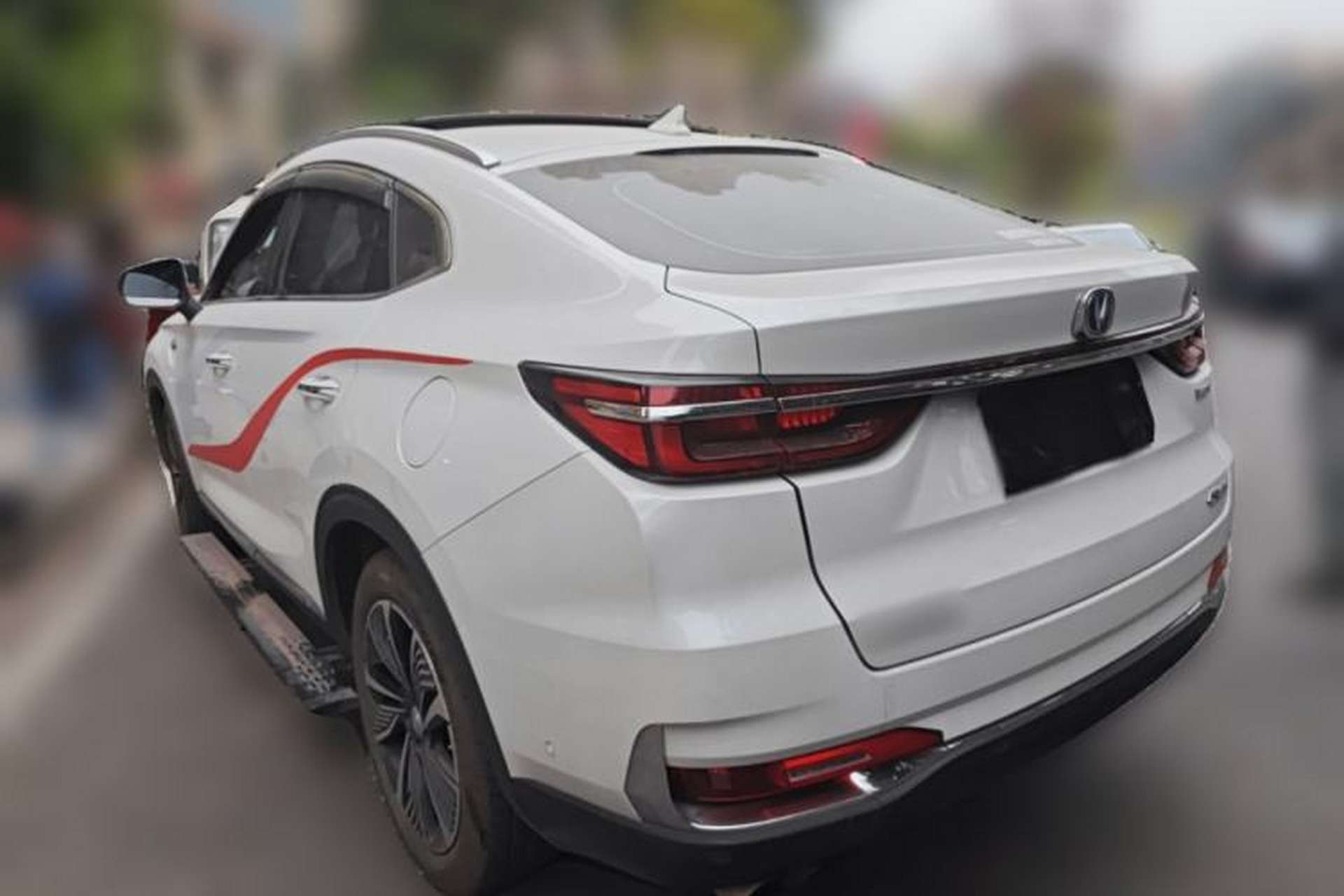 Used CHANGAN CS85 COUPE 2019 2.0T Automatic Luxury Edition China V Standard Rear Left 45 Deg